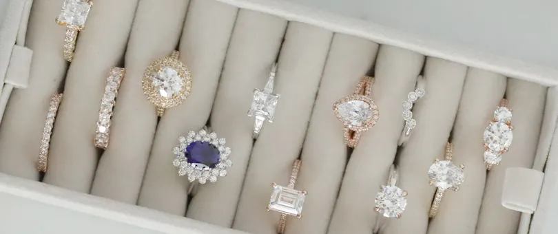 Diamond rings assortment