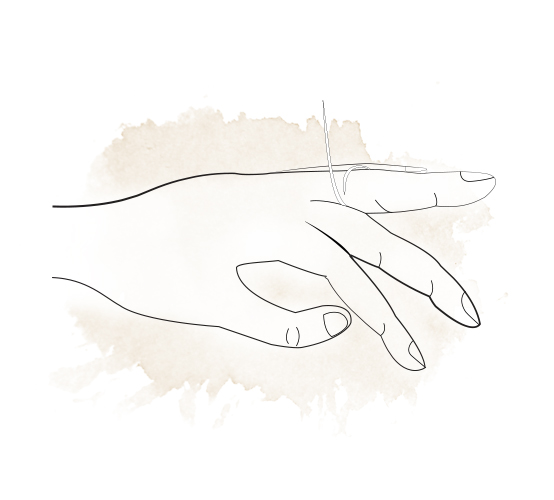 sketch image of a hand