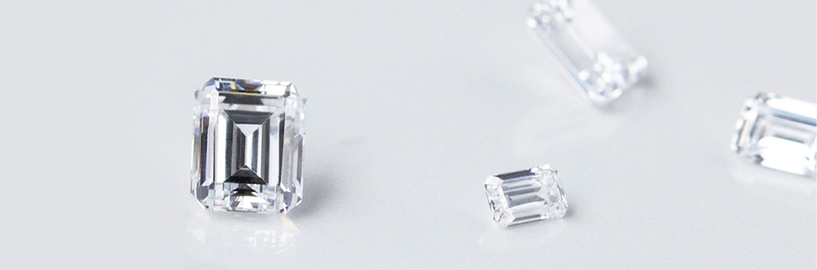 an emerald cut stone