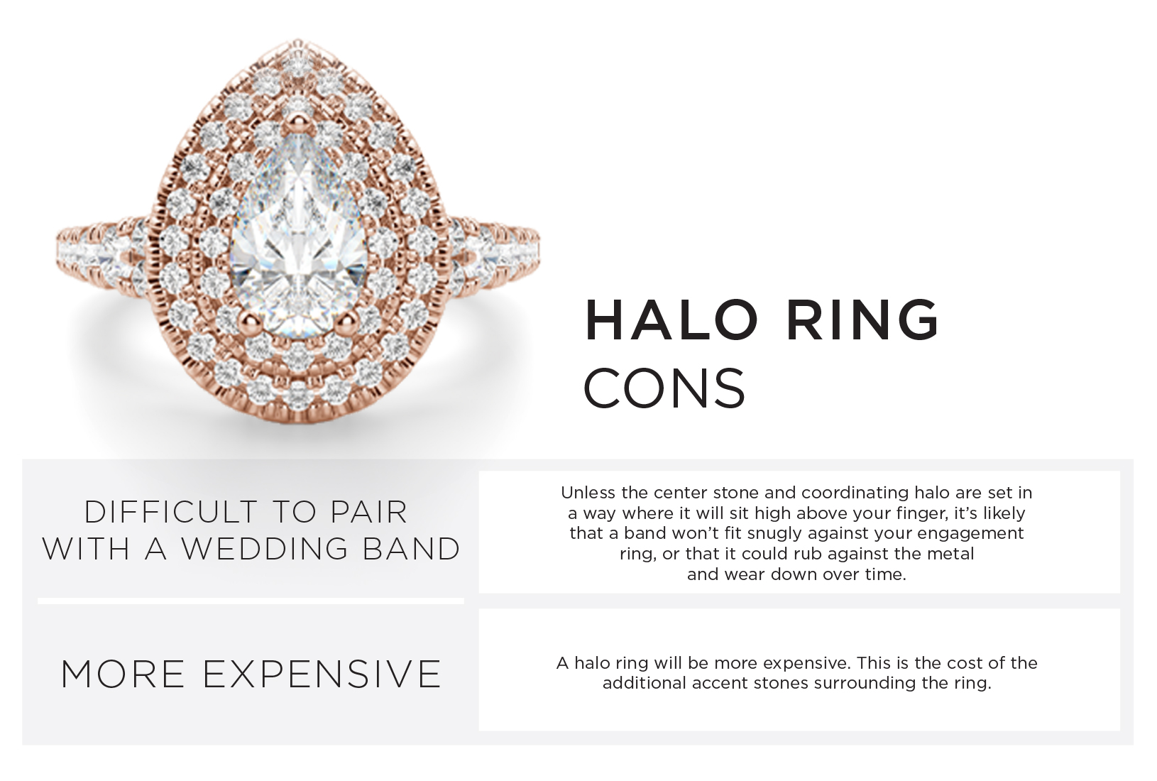 halo ring cons