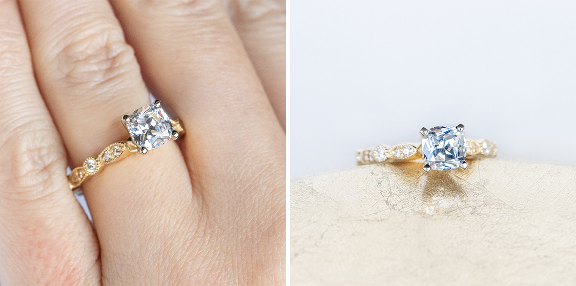 Infinite Love Cushion Cut