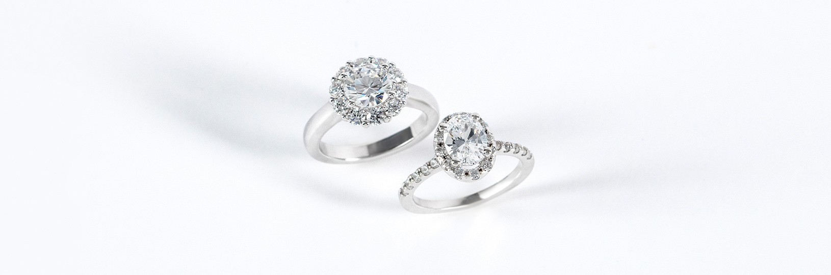 simulated diamond engagement rings