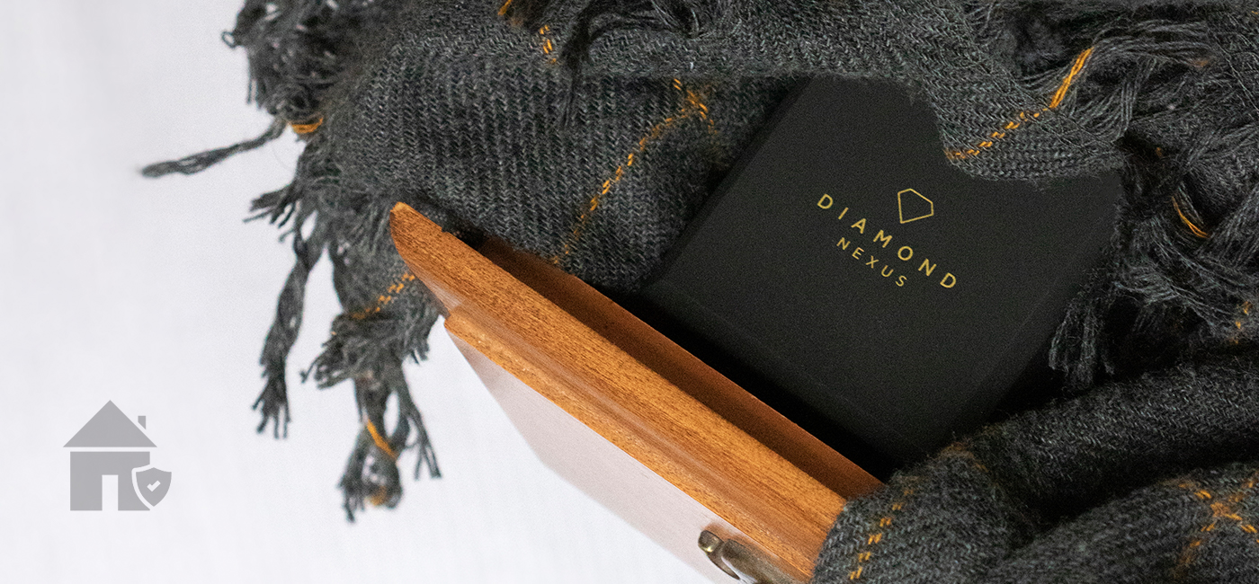 luxe black Diamond Nexus gift box