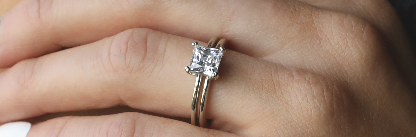 Princess cut diamond ring