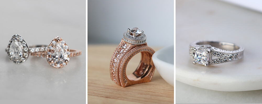 glamorous engagement rings