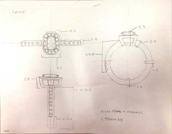 a Nexus Diamond engagement ring design