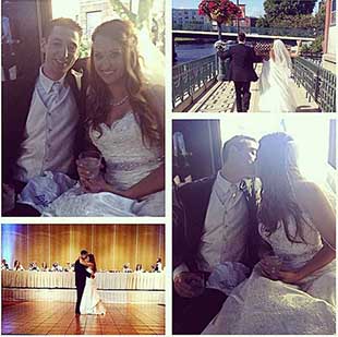 Cassie's wedding