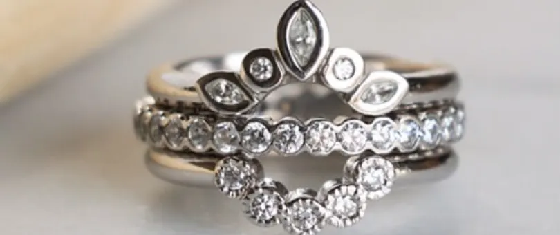 stacked Diamond Nexus rings