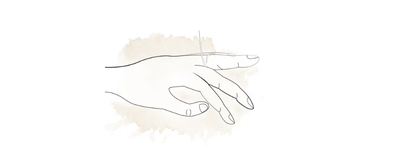 sketch image of a hand