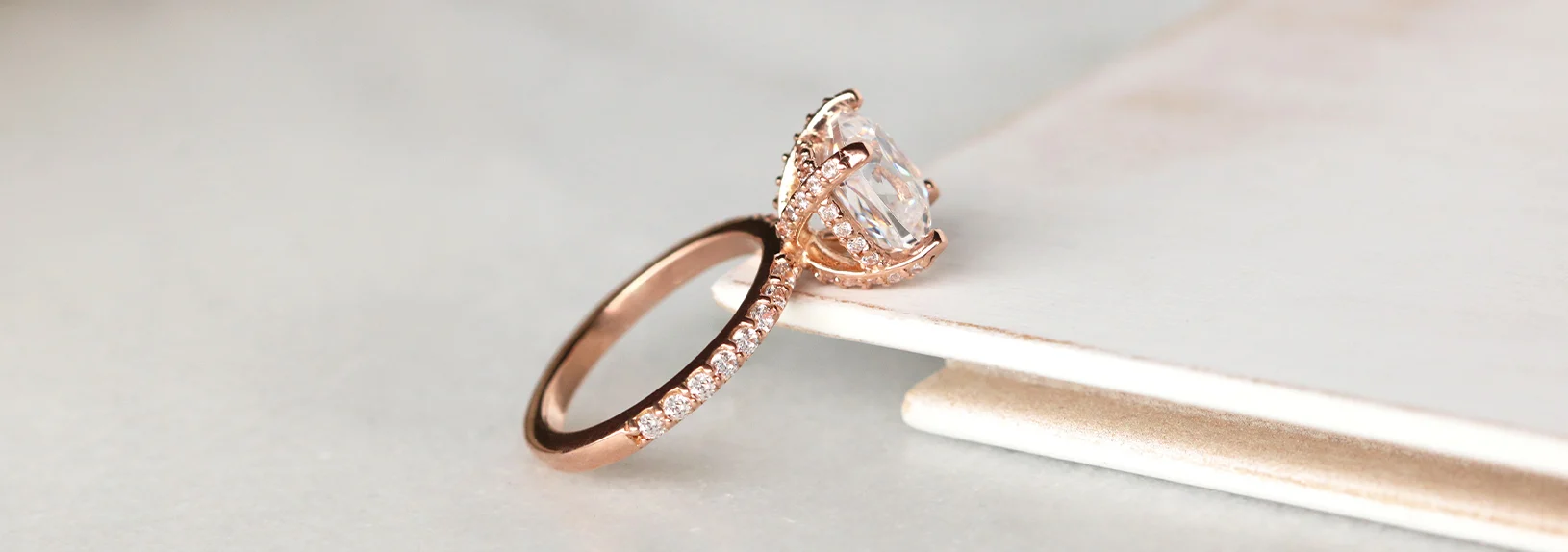 a hidden halo engagement ring