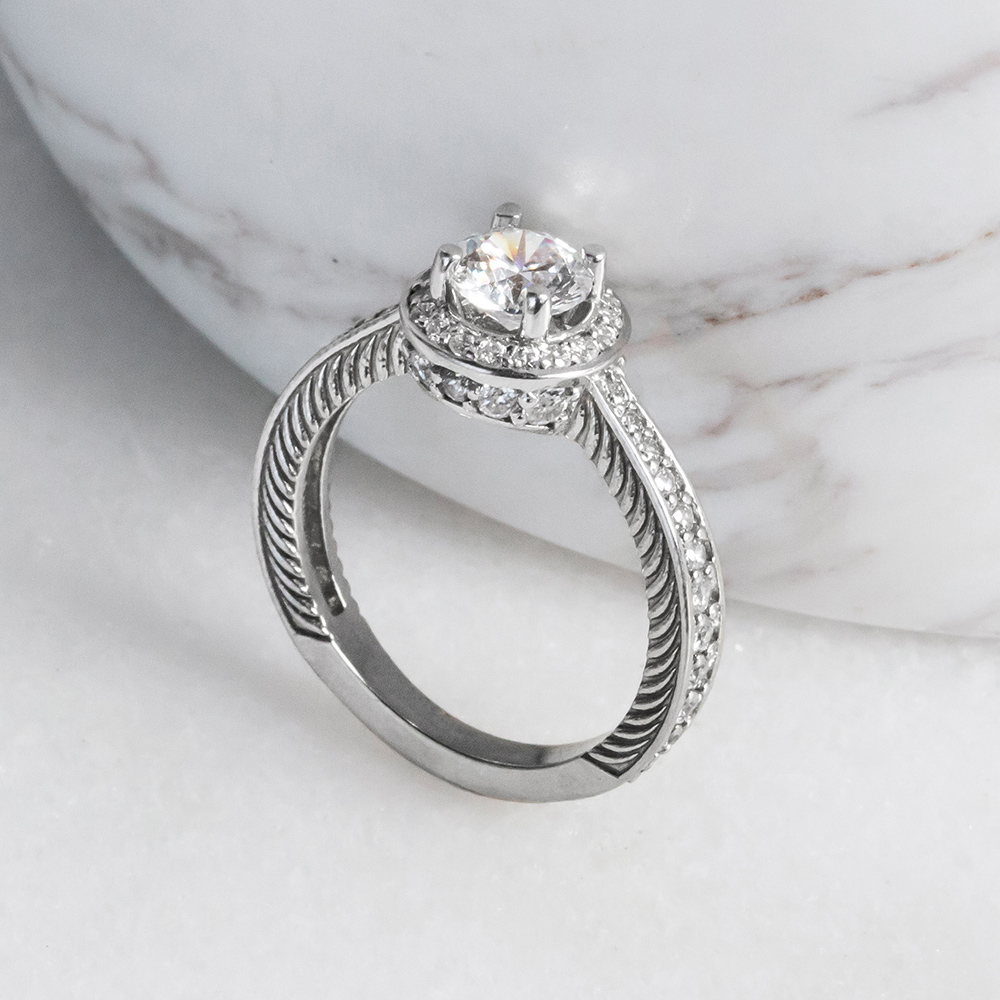 the Sage Collection engagement ring