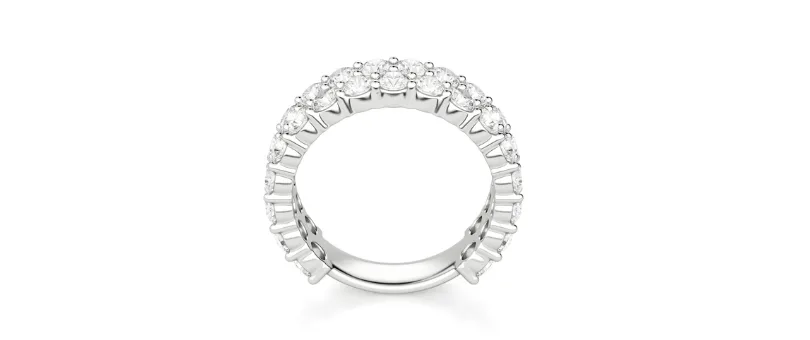 Pavé style diamond ring