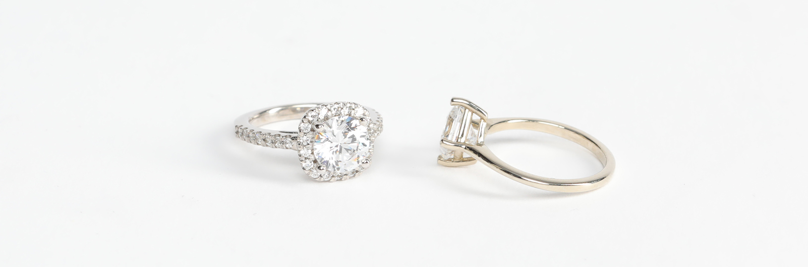 two Diamond Nexus engagement rings