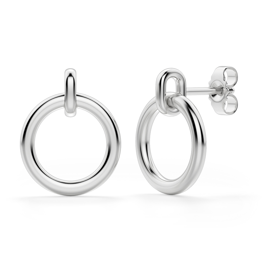 Dangle Hoop Earrings