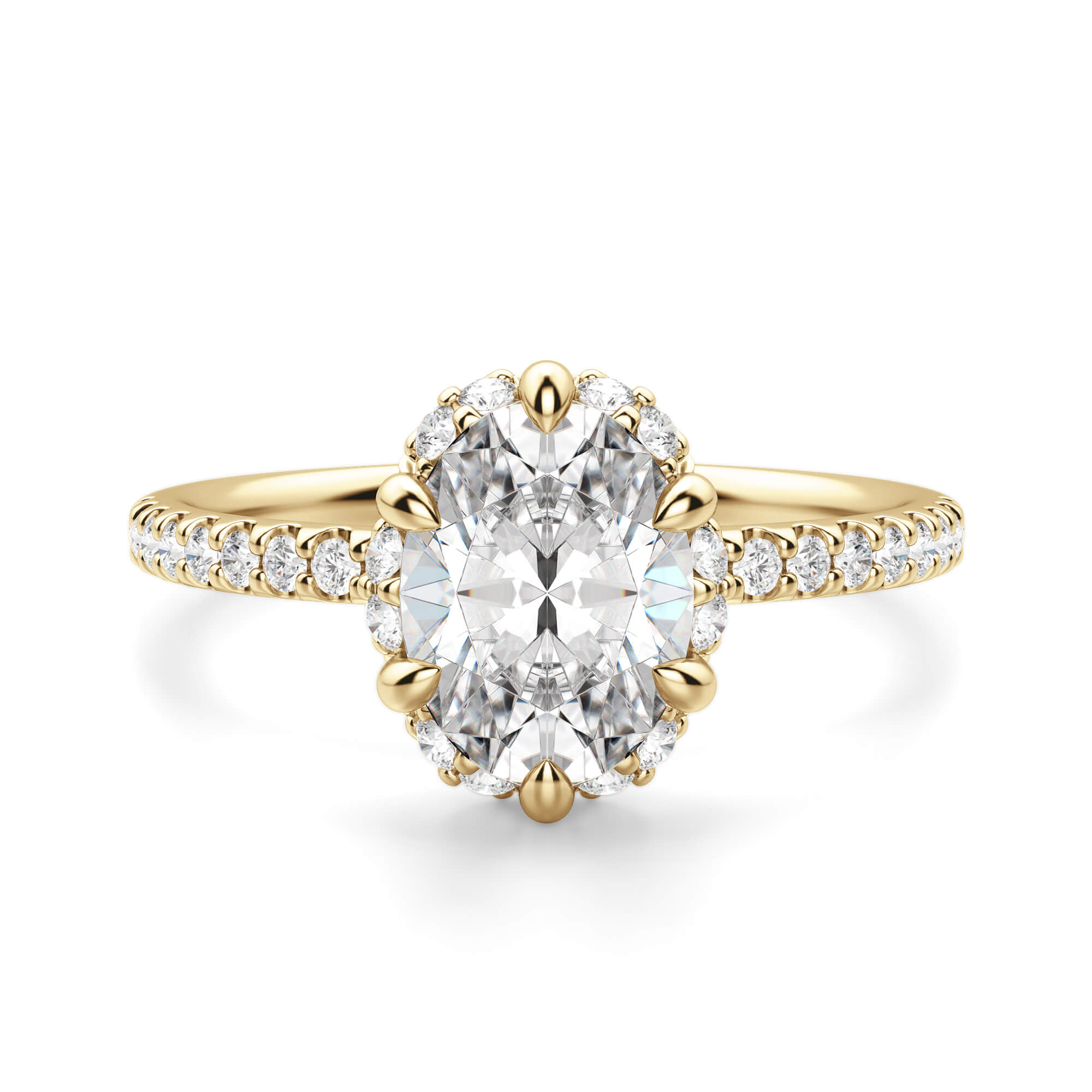 oval engagement ring