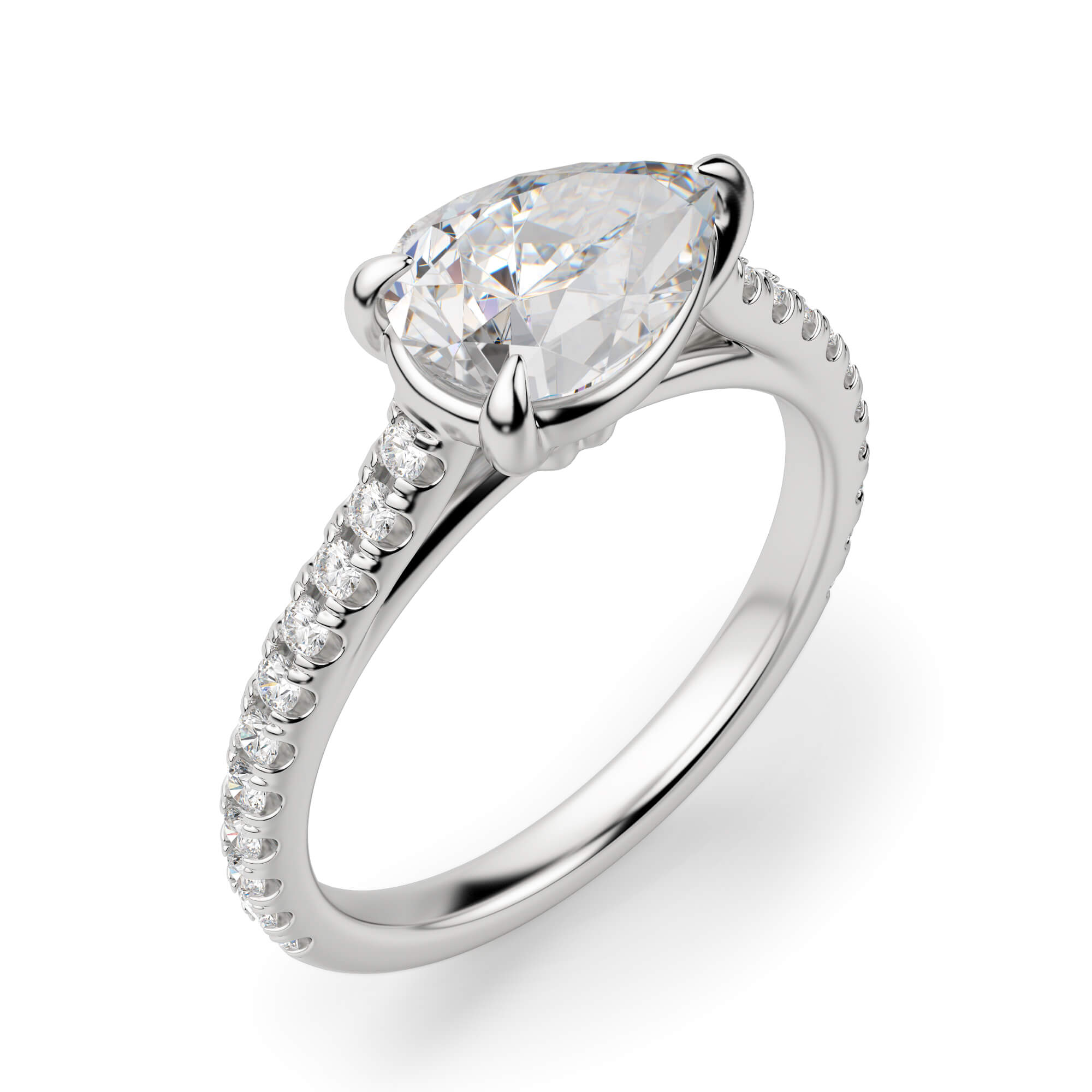 pear engagement ring