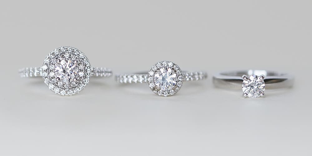 double halo engagement rings