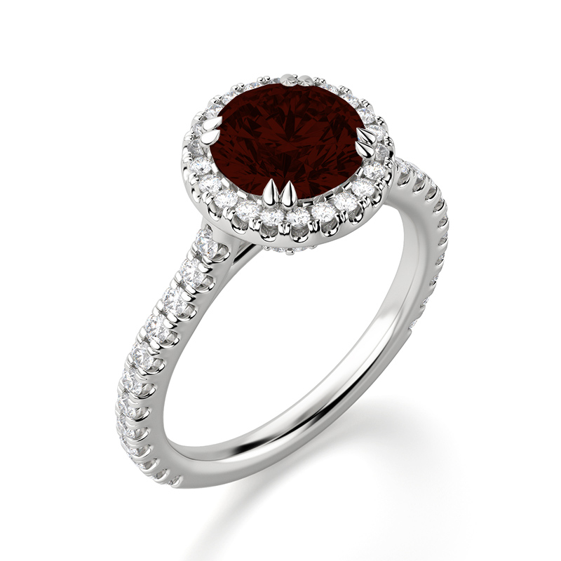 Ruby engagement ring