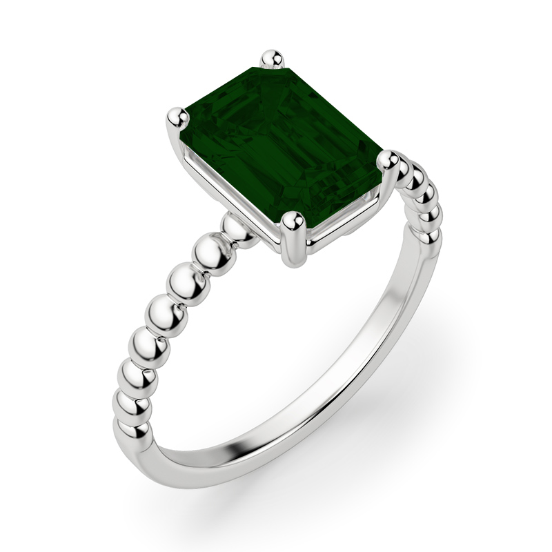 Emerald engagement ring